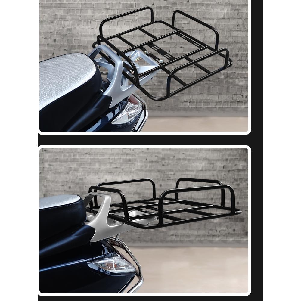 摩托车货架电动车外卖车载保温箱托盘固定底架托架美团送餐铁支架