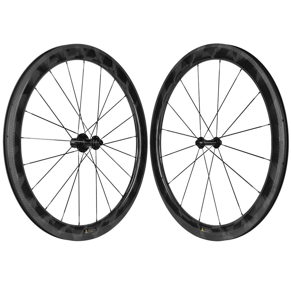 公路车碳纤维轮组蝴蝶纹圈刹v刹中锁桶轴碟刹六钉快拆700c胖圈50m