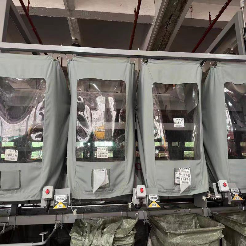 快递分拣机格口袋加厚大容量循环集包袋布袋麻布袋定制直落滑道袋