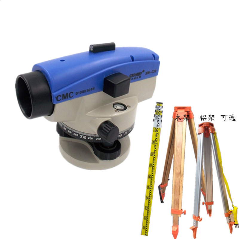 。水准仪高精度自动安平工程测量仪器水平仪2倍SWC2测绘仪