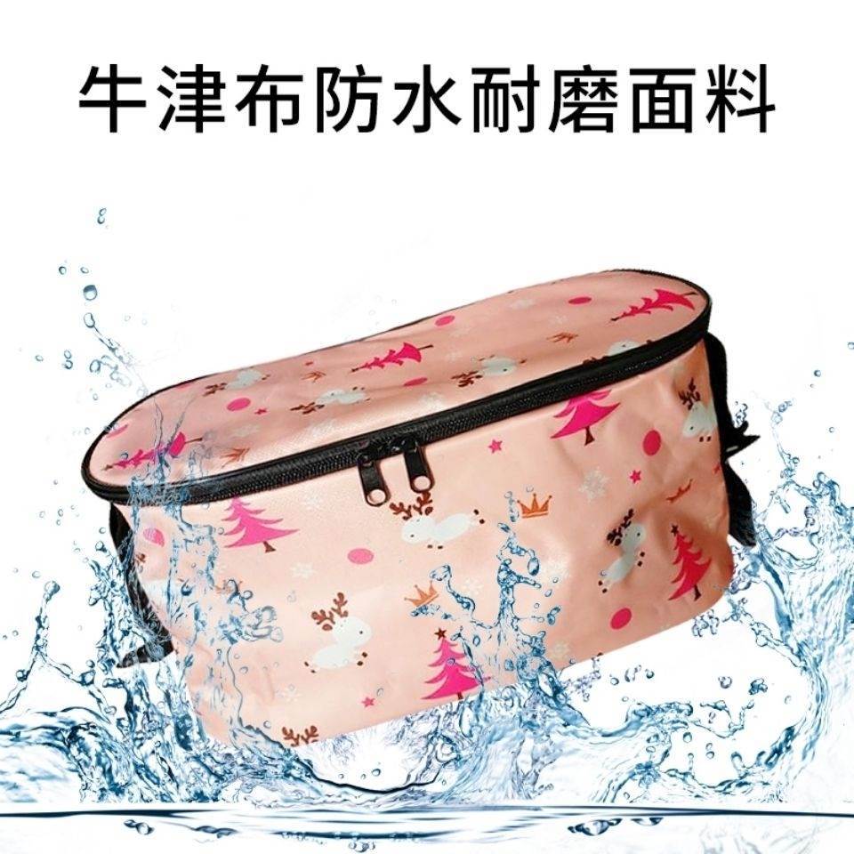 电动车收纳挂袋自行车前置挂包多功能大号婴儿车收纳包挂篮储物包
