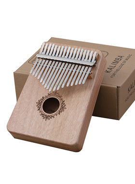 17 key kalimba thumb piano Mahogany Musical Instrument Begin
