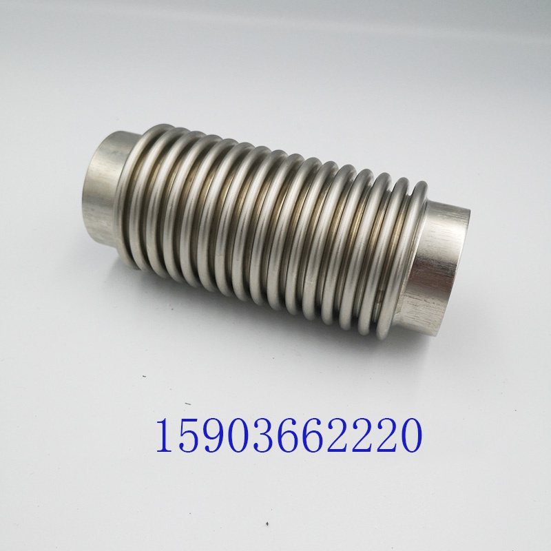 极速伸缩节不锈钢波纹管补偿t器304拉杆金属膨胀节四氟导流筒真空