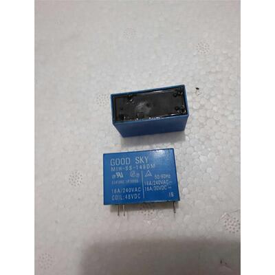 MIH-SS-148DM 48VDC正品原装GOOD SKY继电器，4脚16A-240VAC
