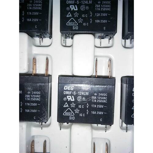 OMIF-S-124LM 24VDC正品原装OEG继电器，代替宏发JQX-62F