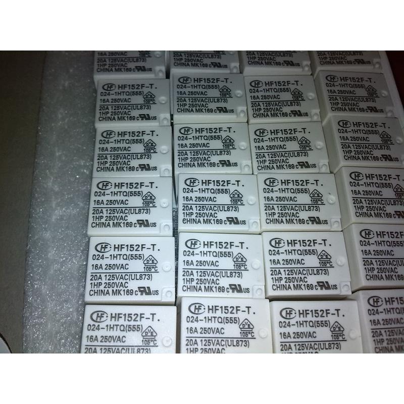 HF152F-T   024-1HTQ(555)  宏发全新继电器  4脚