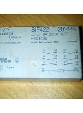 SIF422  20VDC   拆机正品继电器