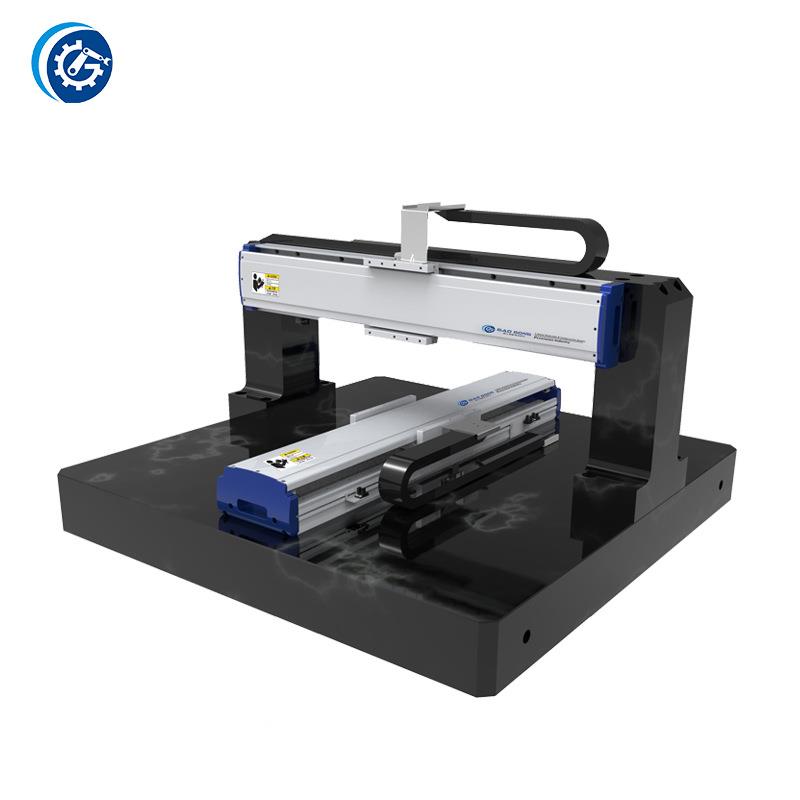 直线电机龙门模组XYZ三轴机械手点胶3D打印平台工作台高速高精度