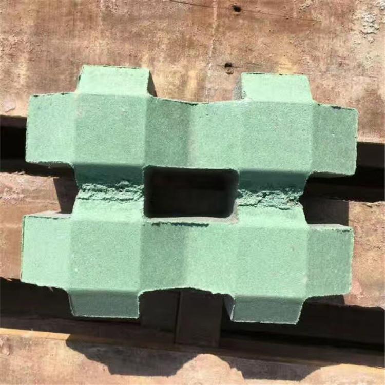 佛山预制透水植草砖停车场砖井字砖八字砖草坪砖室外广场透水砖