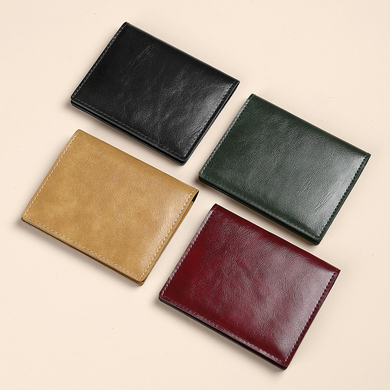 2025新款男士真皮质感钱包短款钱夹多卡位大容量驾驶证卡包一体包