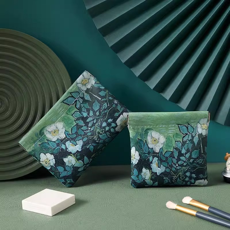 弹片收纳小包口红包钥匙化妆袋包包内里面小包随身便携迷你零钱包