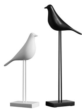 现代简约家居装饰品摆件摆设欧式样板间工艺品客厅办公室北欧小鸟