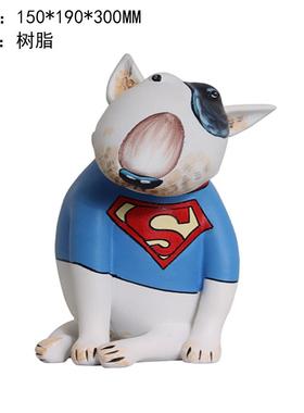 现代简约创意树脂摆件样板房客厅茶几黑白条纹软装玄关装饰工艺品