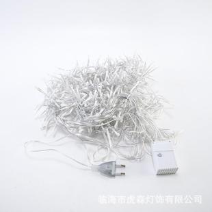 led流星雨灯带鞭炮流水灯窗帘瀑布户外防水园林亮化装饰蜈蚣