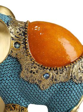 欧式大象摆件客厅电视柜书房会所酒店玄关饰品结婚礼品创意装饰品