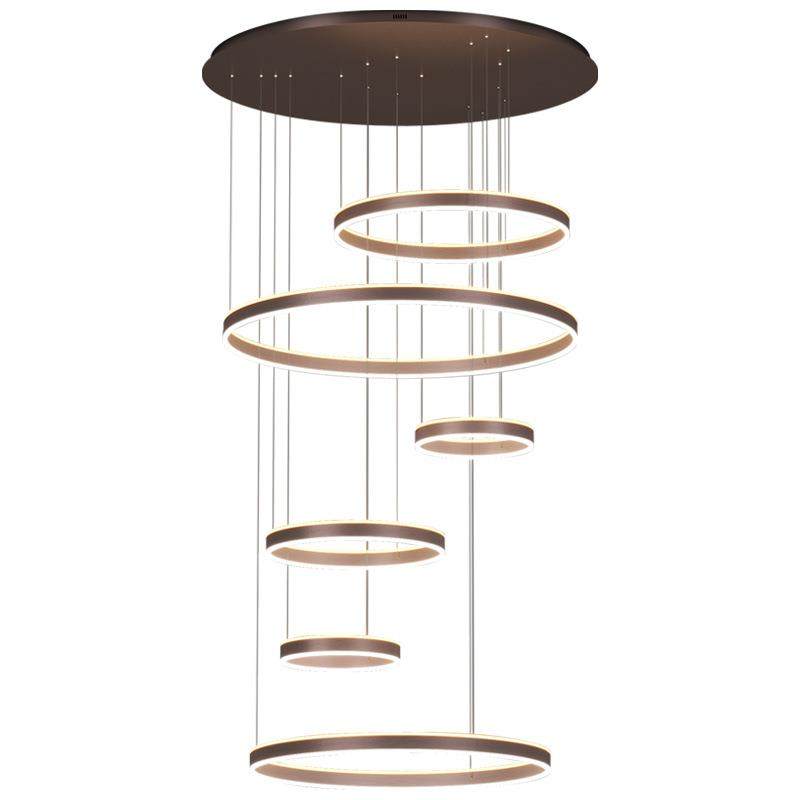 客厅吊灯现代简约卧室全挑空别墅大厅轻奢意式极简灯餐厅北欧设计,家装灯饰光源,智能吊灯,淘宝优惠券,粉丝福利购,淘宝优惠卷