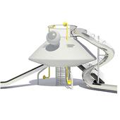 无动力游乐设备亲子游乐园组合滑梯大型户外不锈钢滑梯生产厂家