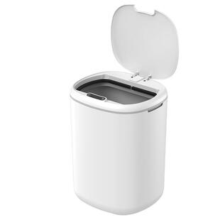 25年新款智能垃圾桶家用蓝灯照明20L大容量严密防水感应垃圾桶