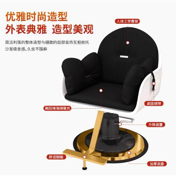 理发店椅子发廊可升降旋转烫染剪发椅厂家美容凳子人体工学理容椅,商业/办公家具,美发椅/理发椅,淘宝优惠券,粉丝福利购,淘宝优惠卷