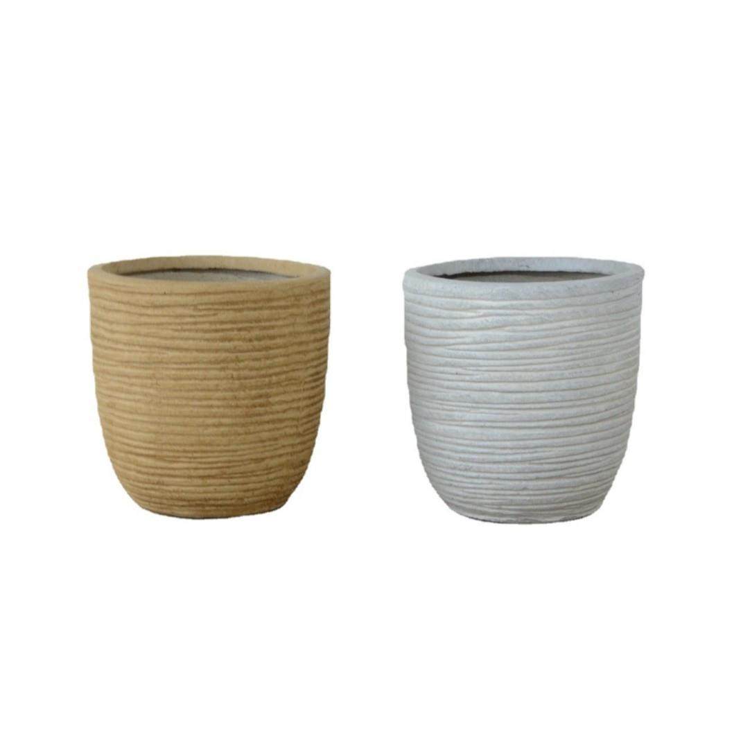 北欧创意外贸花盆镁水泥花盆圆形线圈状北欧风格花盆落地,家居饰品,花盆,淘宝优惠券,粉丝福利购,淘宝优惠卷