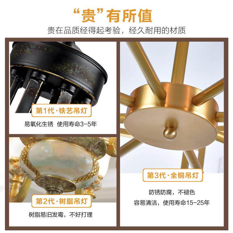 镜前灯卫生间led免打孔浴室灯镜柜专用梳妆台化妆灯全铜挂壁画灯
