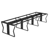 源厂职员办公桌架蝴蝶型台脚经理桌书桌腿电脑桌腿铁艺支架蝴蝶架