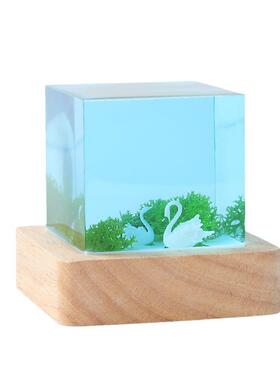 微景观海洋系列手工制作环氧树脂工艺品独特设计小夜灯摆件伴手礼