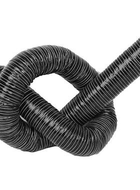 红色高温风管300度耐高温软管阻燃通风管硅胶排风管热风管排气管