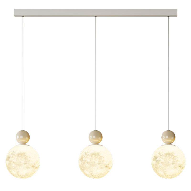 北欧卧室床头吊灯玄关月球小吊灯网红简约餐厅灯奶油风网红餐吧灯,家装灯饰光源,智能吊灯,淘宝优惠券,粉丝福利购,淘宝优惠卷