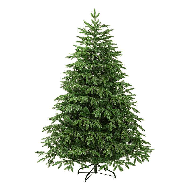 PE混合家用绿色豪华加密圣诞树圣诞节装饰节日布置大型摆件带灯带
