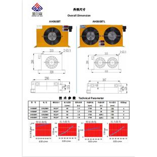圣尔森AH0608T-CA液压风冷散热器液压油散热器机床液压散热器