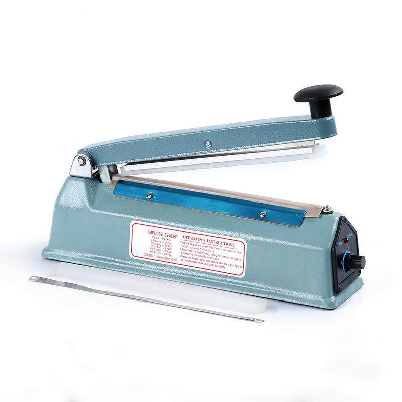 PFS-200铁壳印字收缩膜封切机手动商用小型家用牛轧糖塑封机