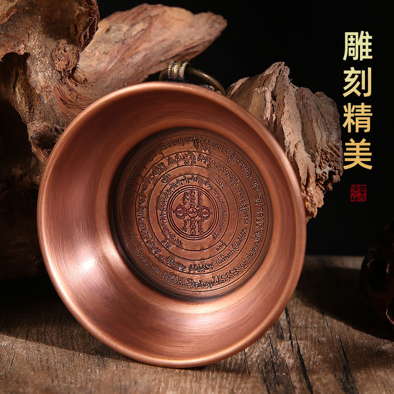 南迦精舍 纯铜烟供盘烟供炉家用室外烟供食子香炉藏式烟供盆