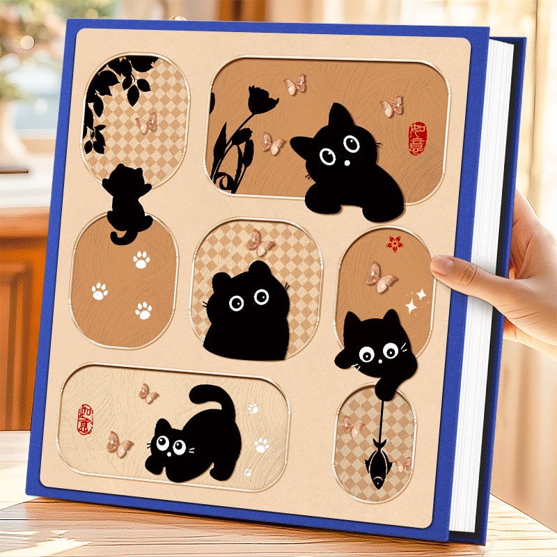 5寸6寸相册本大容量家庭纪念册儿童宝宝成长记录六寸影集收纳薄五