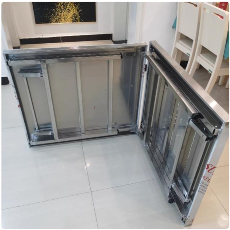 加厚不锈钢长方形折叠桌面车载便携易移动摆摊户外商用家用餐桌夜