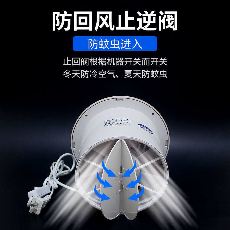 新品。排气扇卫生间浴璃室圆形抽金属罐/桶/瓶