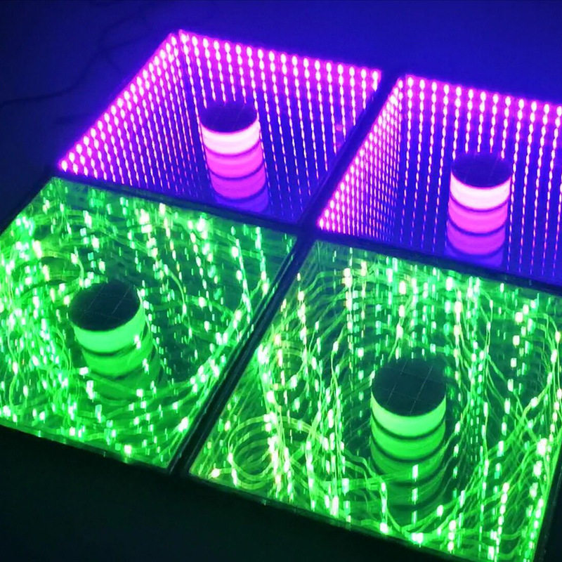 LED全彩外控3D感应深渊地砖灯