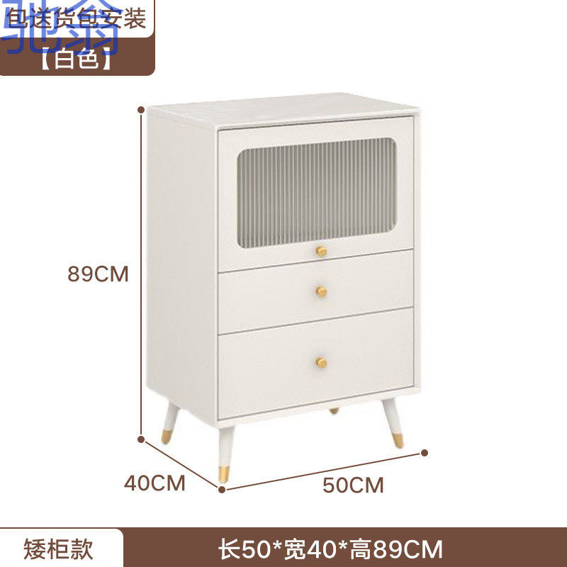 2026餐边柜厨房高柜一体靠墙储物柜小户型边柜茶水柜微波炉柜收纳