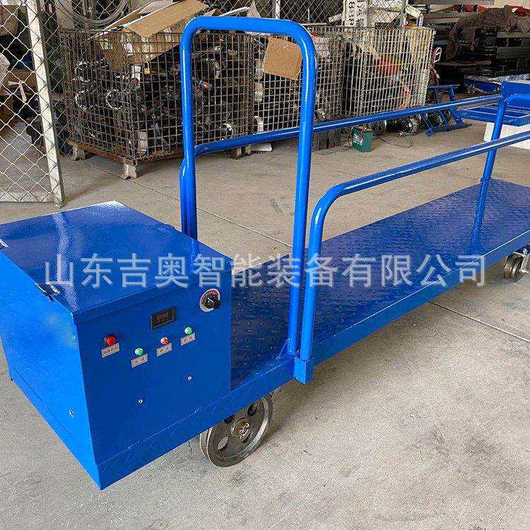 电动轨道平板车蔬菜大棚轨道搬运车轨道施工载货运输平板车