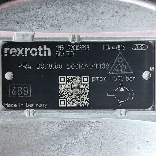 R901088931PR4-30/8,00-500RA01M08#Rexroth，液压泵