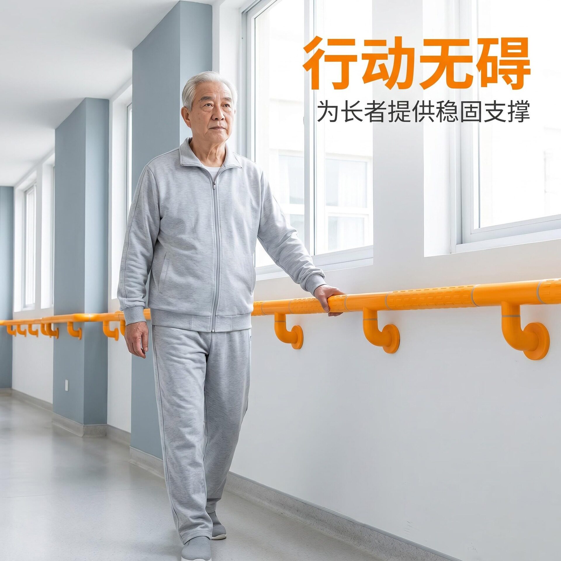 无障碍安全扶手抗菌牢固医院用