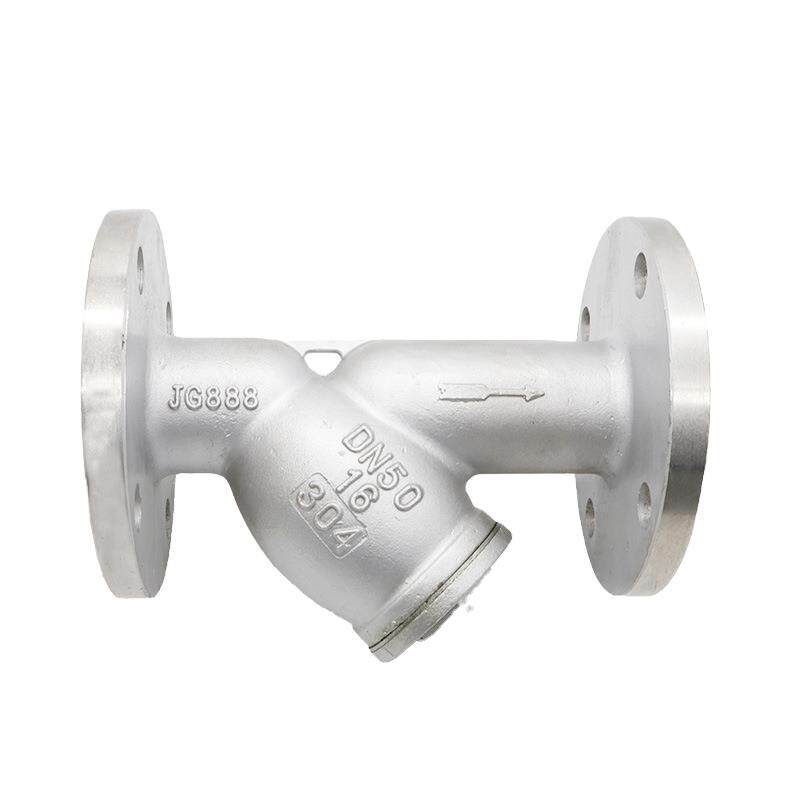 GL41W-16P 304 不锈钢Y型过滤器 不锈钢法兰过滤器DN25 65 80 100