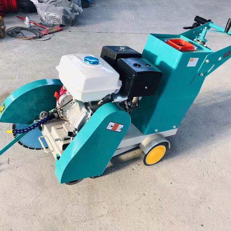 混凝土水泥沥青地面切割机18CM汽油柴油刻纹切割一体机马路切割机