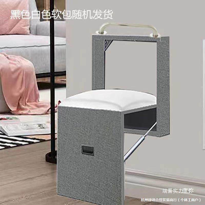 壁挂折叠换鞋凳承重墙上凳折叠壁挂墙壁凳门口可坐挂墙玄关椅入户