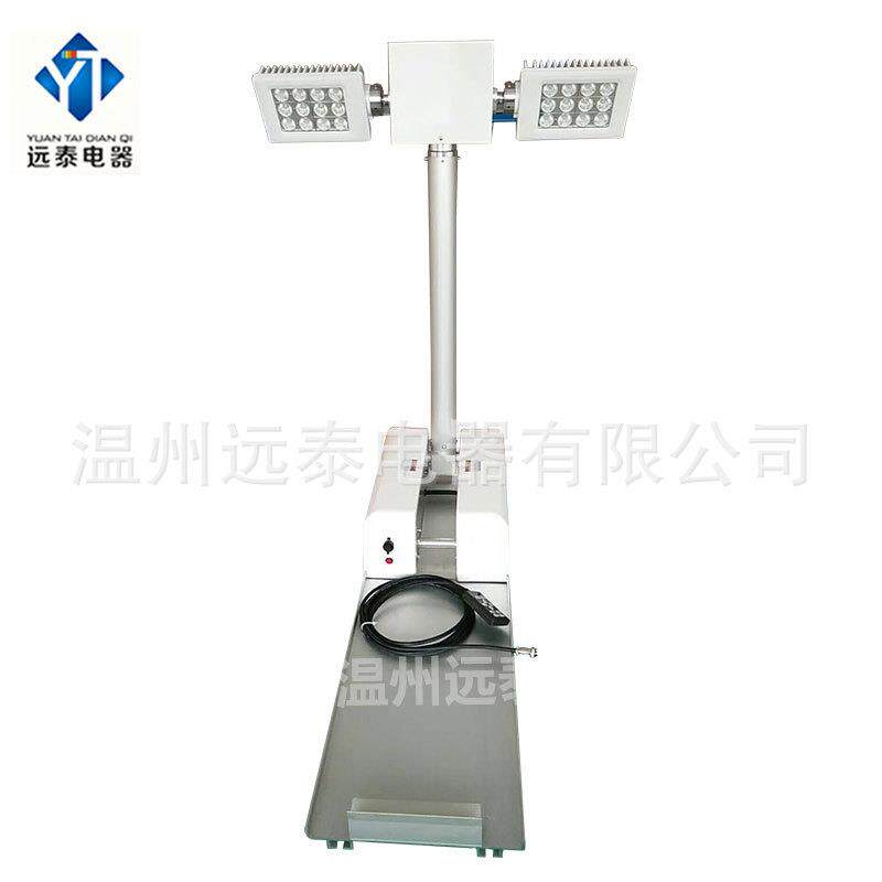 LED车载移动升降照明设备倒伏式车顶升降照明灯车载升降探照灯