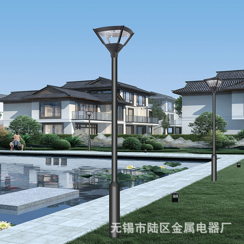 户外3米太阳能LED高杆庭院灯