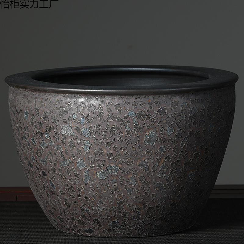 大缸特大号老式古法养鱼盆庭院老式水缸养睡莲的大缸荷花盆陶缸