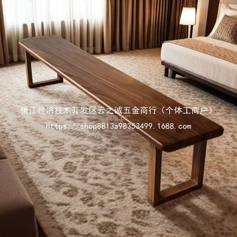 新中式实木长鞋柜凳创意长凳简约茶桌长板凳长椅凳鞋柜家用餐批发