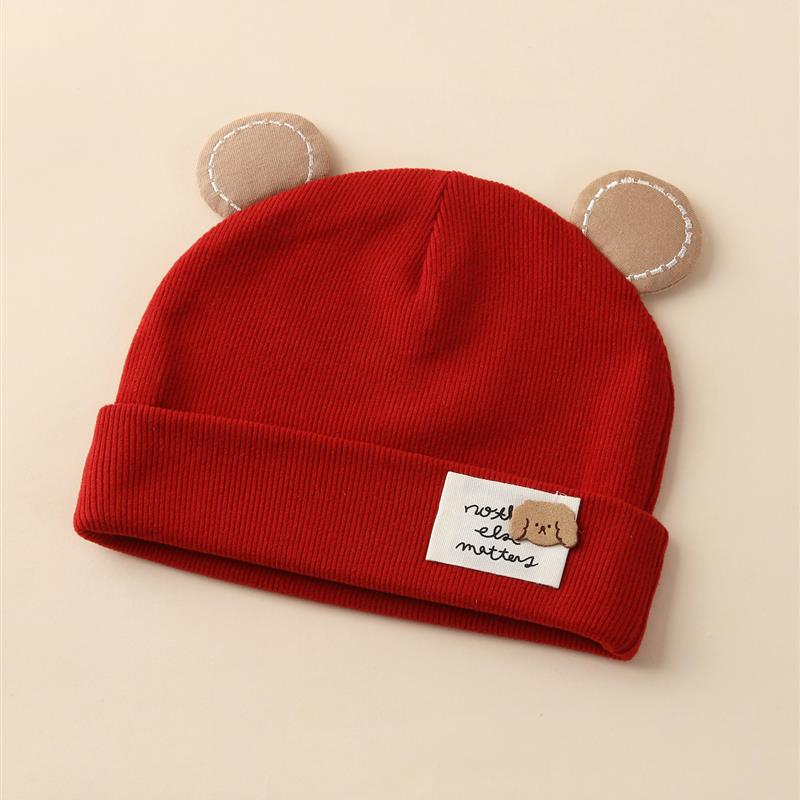 婴儿帽子0到3个月小月龄宝