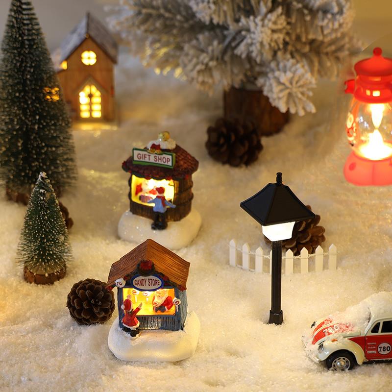 圣诞桌面装饰节迷你品小型